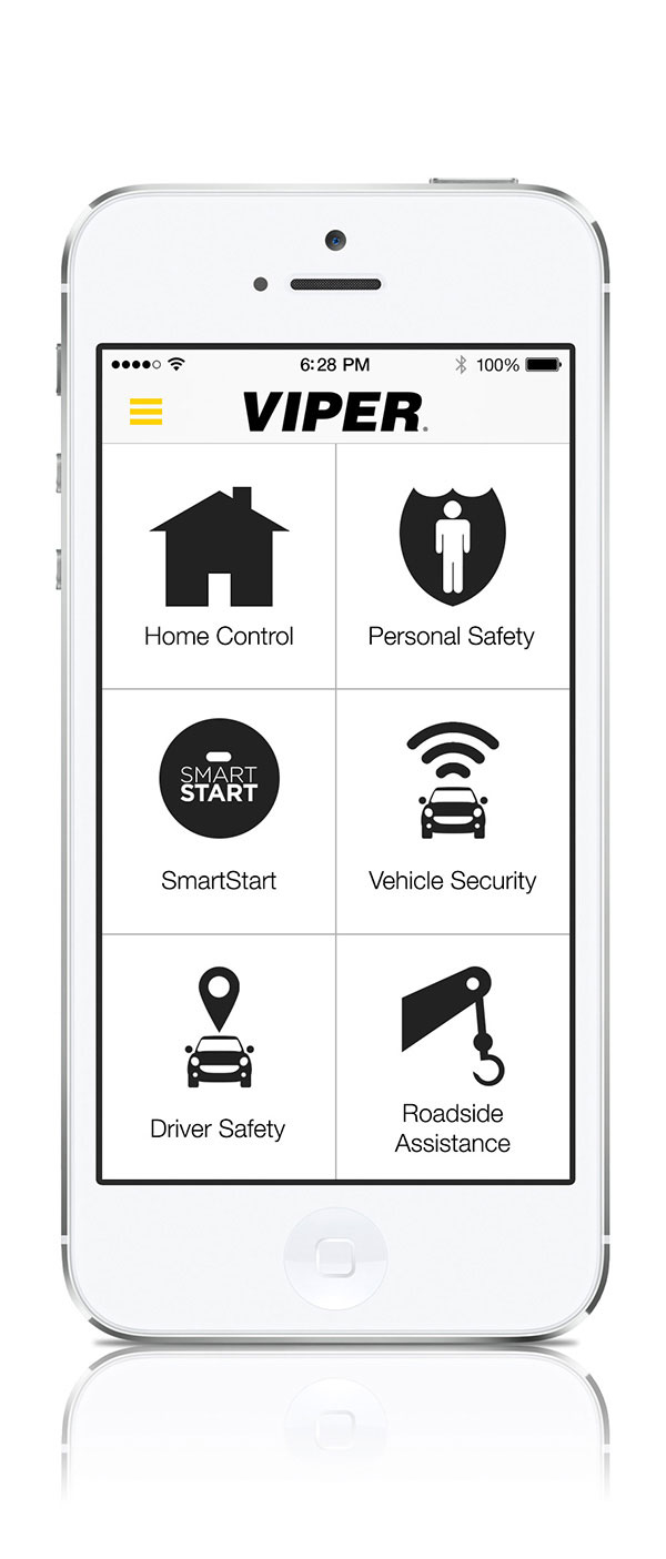Apps UI Screen - Viper Home Mobile App