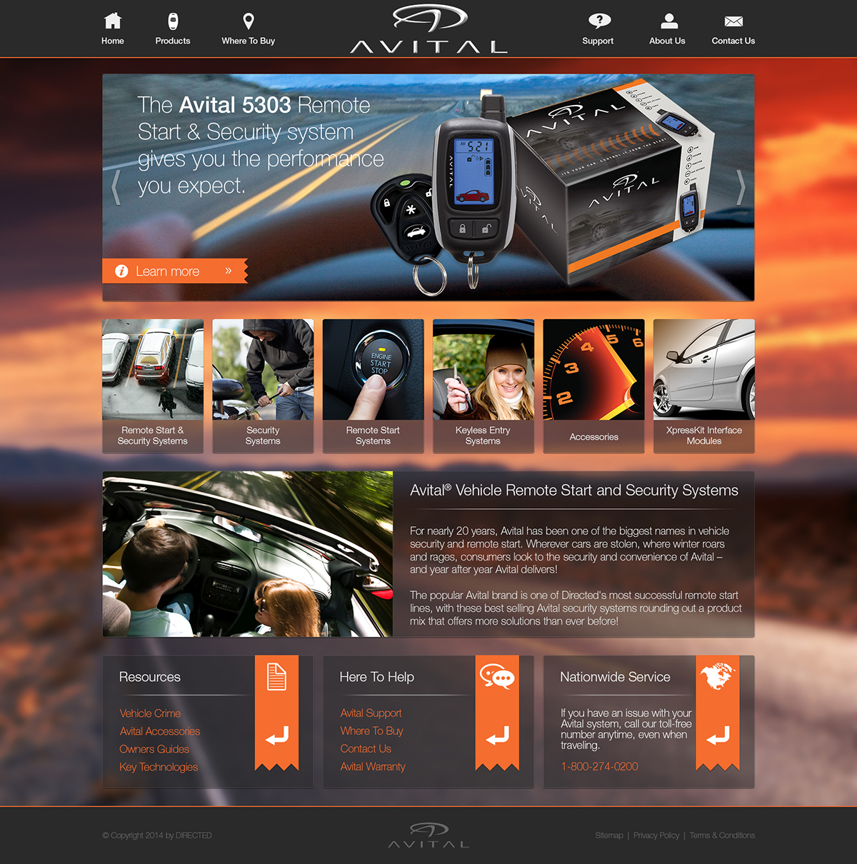 Homepage - Avital.com Web Site Redesign Homepage - Avital.com Web Site Redesign